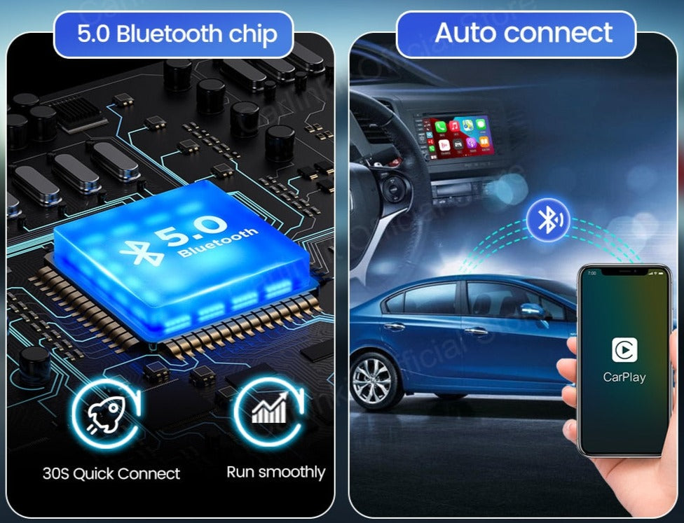 Car Android Navigation Android / iOS Carplay Module Auto Smart Phone U –  Onkiza