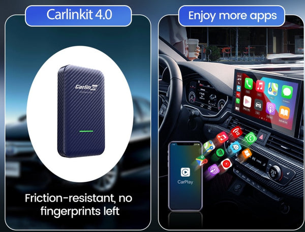 CarlinKit 4.0 Wireless Android 12 Auto CarPlay Adapter